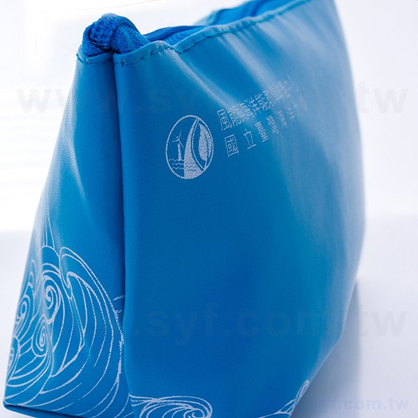 拉鍊袋-PU皮料防水材質-學校企業首選禮贈品-單色印刷